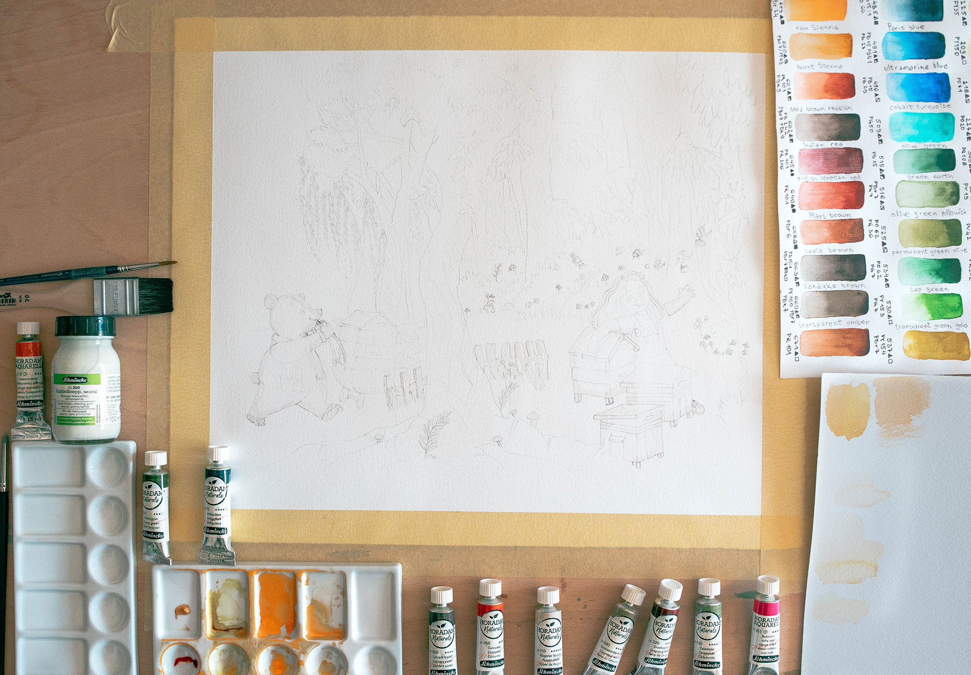 Creative process illustration